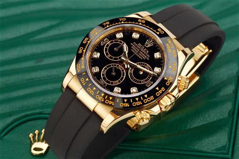 rolex daytona yellow gold black diamond dial|rolex daytona oysterflex.